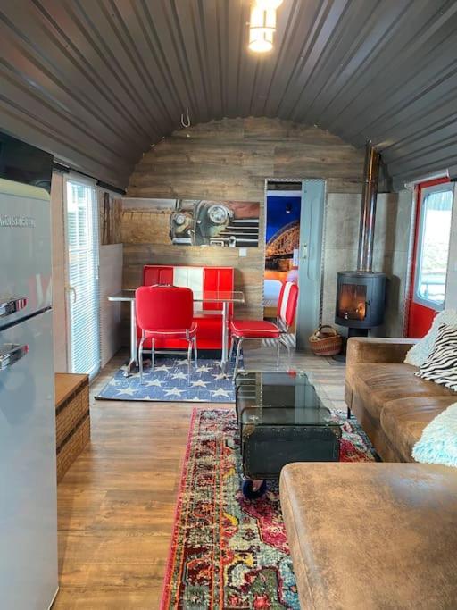 Gleis 2, Waggon Mit Ofen, Optional Mit Whirlpool Und Sauna Dahlem  المظهر الخارجي الصورة