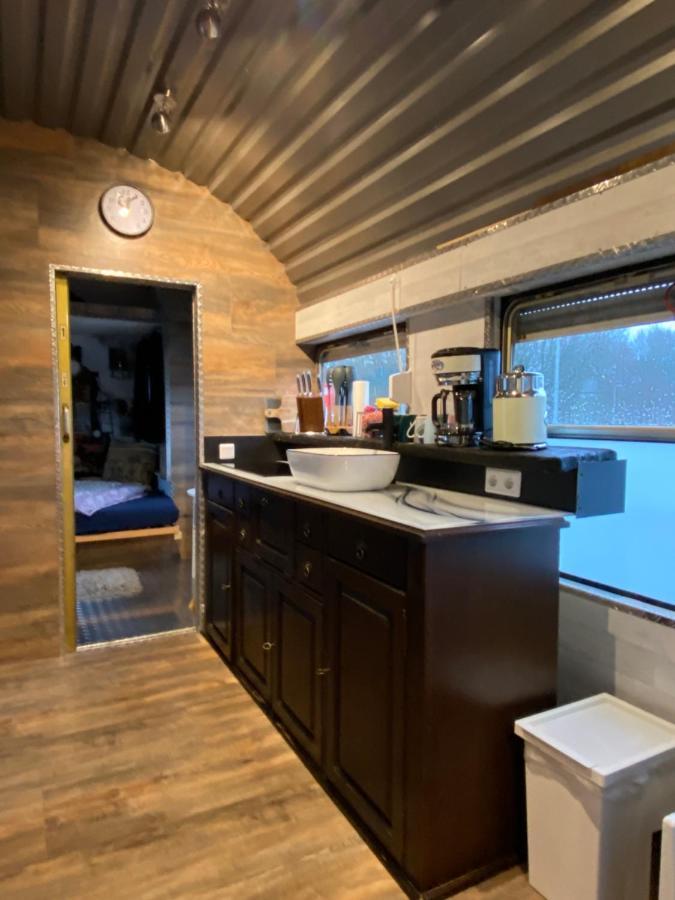 Gleis 2, Waggon Mit Ofen, Optional Mit Whirlpool Und Sauna Dahlem  المظهر الخارجي الصورة